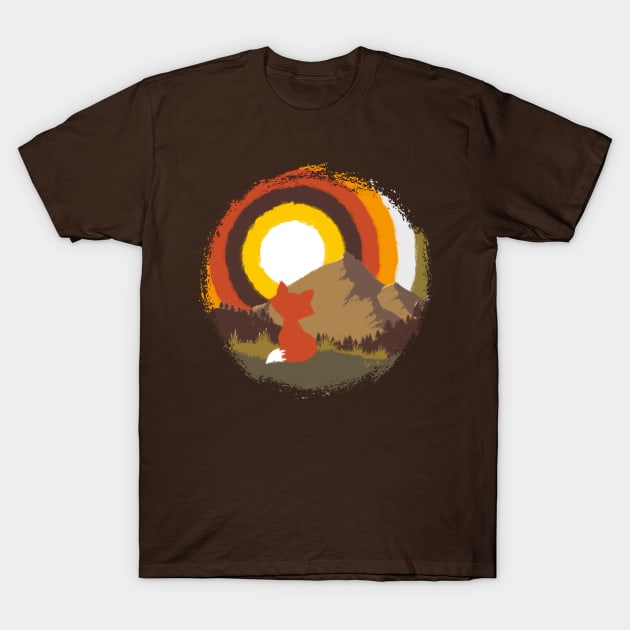 Nature's artwork; Thinking outside of the Red Fox T-Shirt by PawkyBear